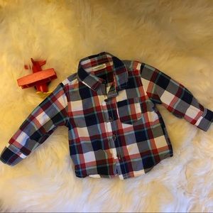 Carter’s Plaid Button-down long-sleeve shirt.
